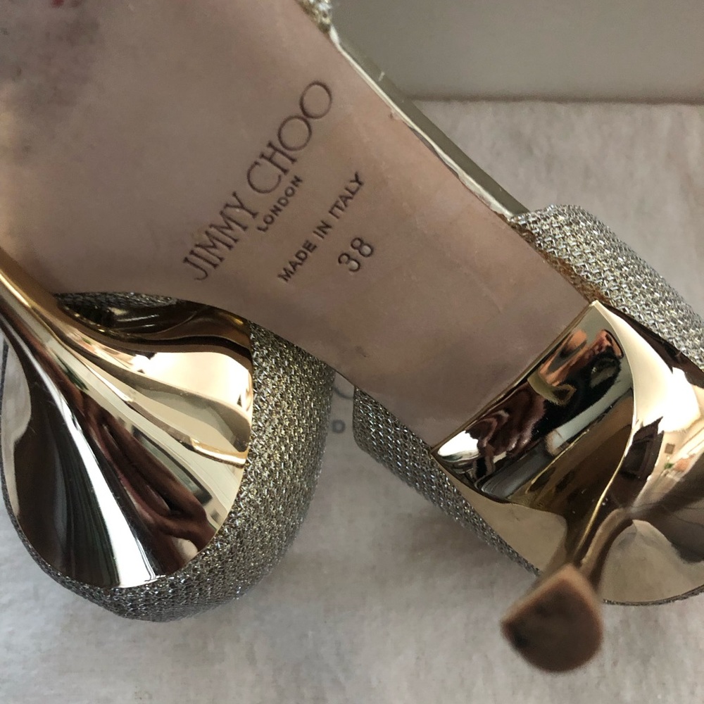 Jimmy Choo peep toe heels - Picture 4 of 14